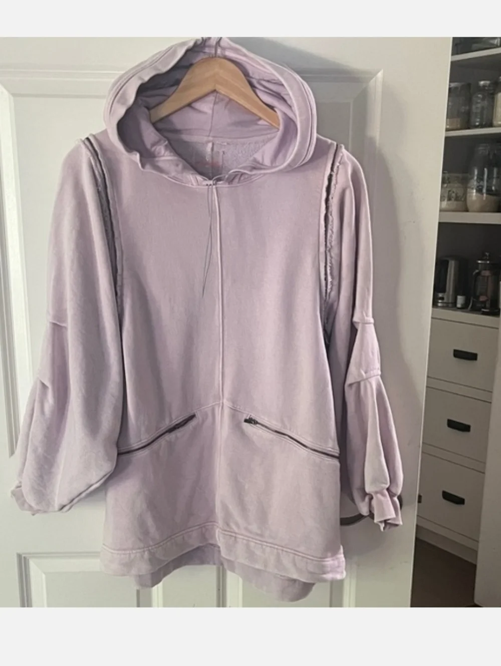 Free People oversized comfy lavender